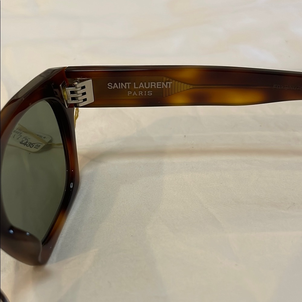 Saint Laurent Tortoise Shell Sunglasses - Picture 2 of 4